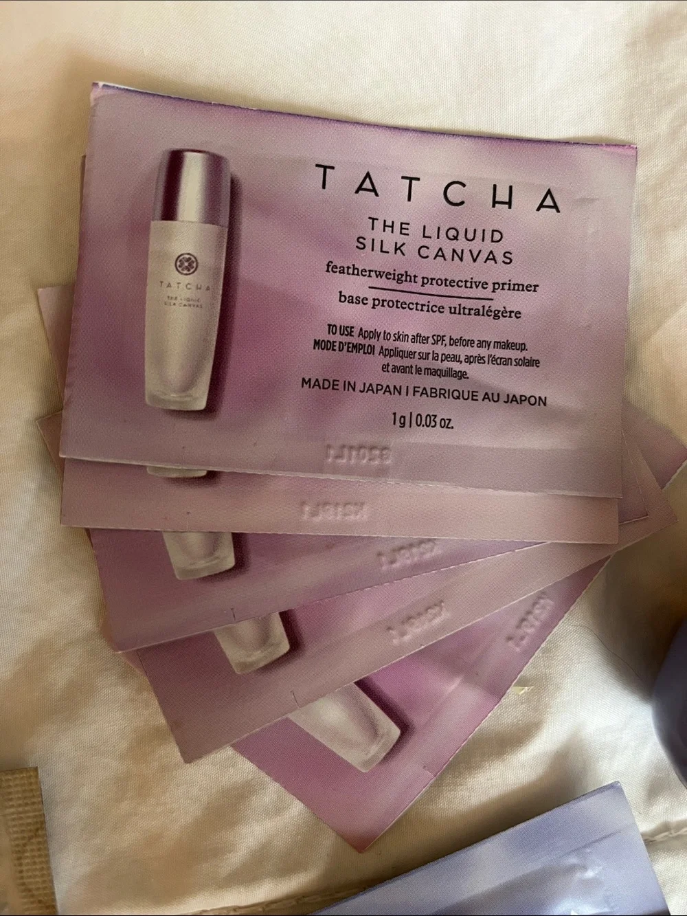 Tatcha skincare sample